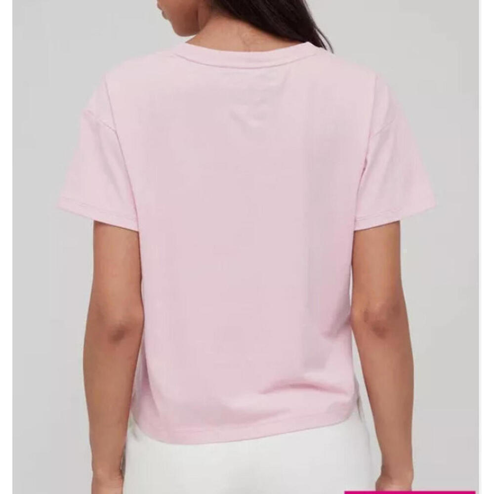 Dkny Sport Women's Cotton Embellished Logo T-Shirt Pink Size S MSRP $45 - Picture 3 of 4